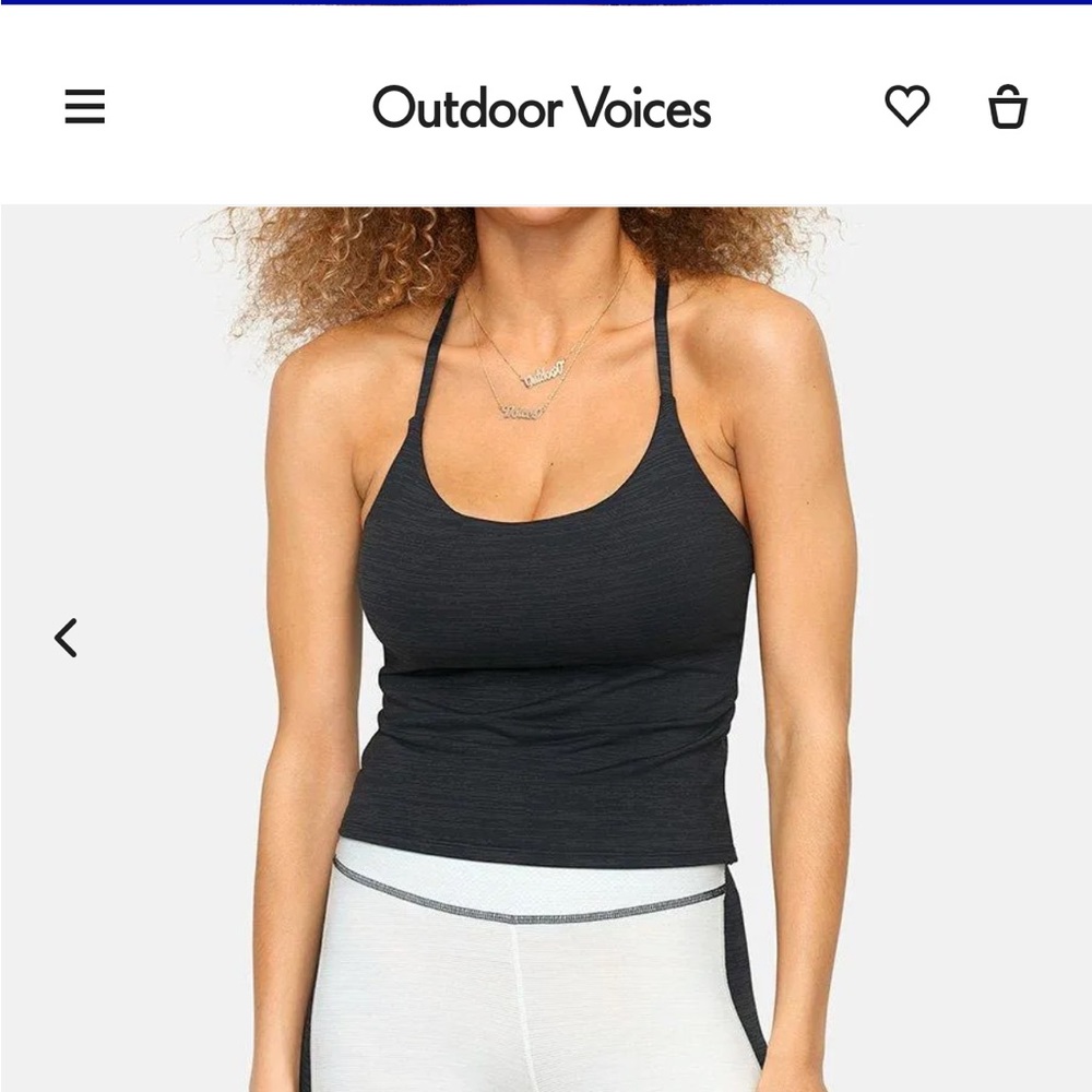 Outdoor voices workout tank